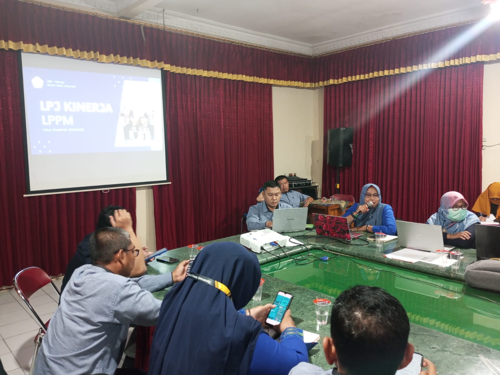 EVALUASI DAN SOSIALISASI HIBAH TAHUN AJARAN 2023/2024